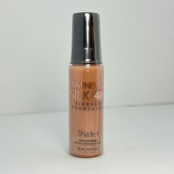 NEW SEALED LUMINESS AIR AIRBRUSH MAKEUP SILK 4-IN-1 SHADE 4 FOUNDATION .55 OZ - Picture 1 of 6